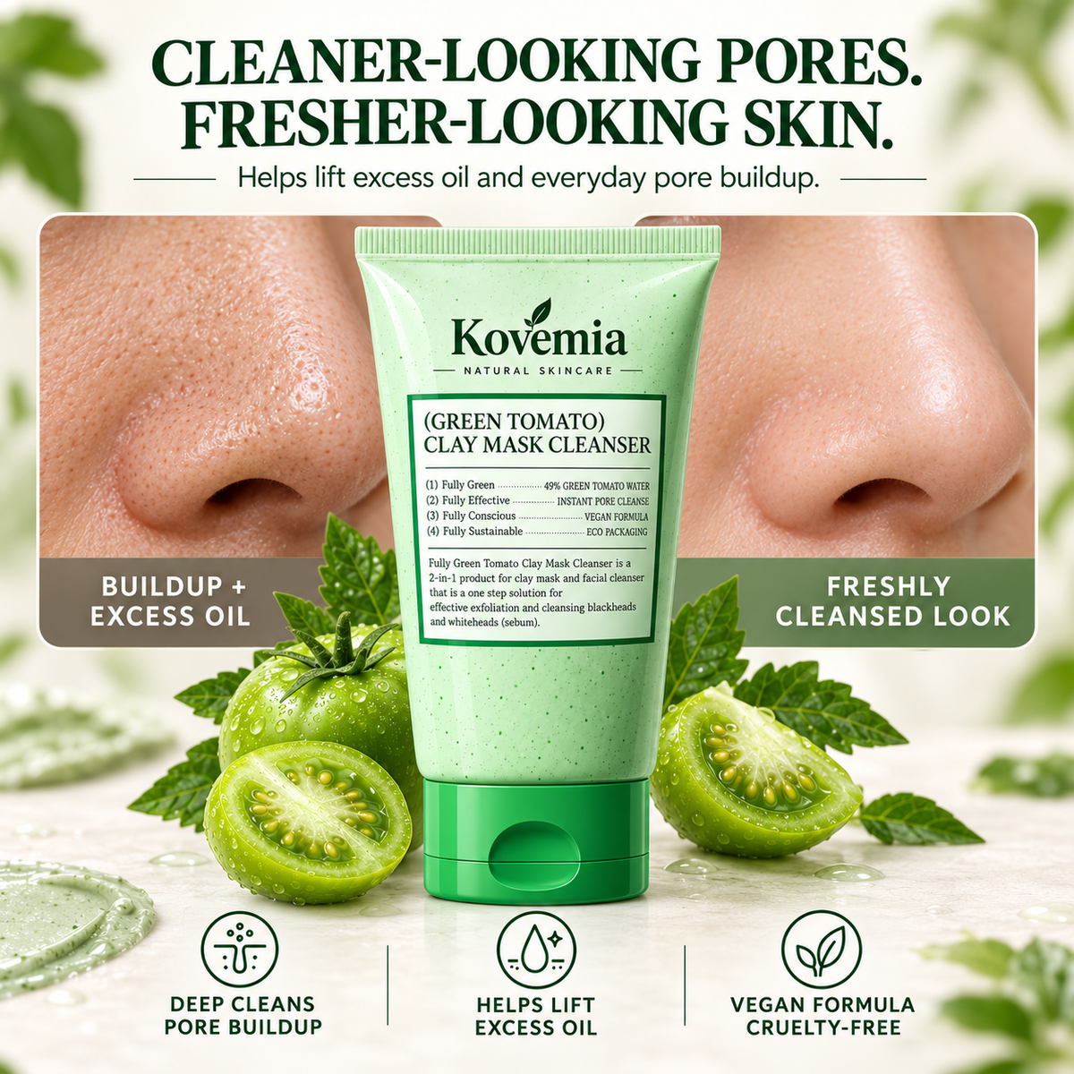 Green Tomato Pore Clay Cleanser