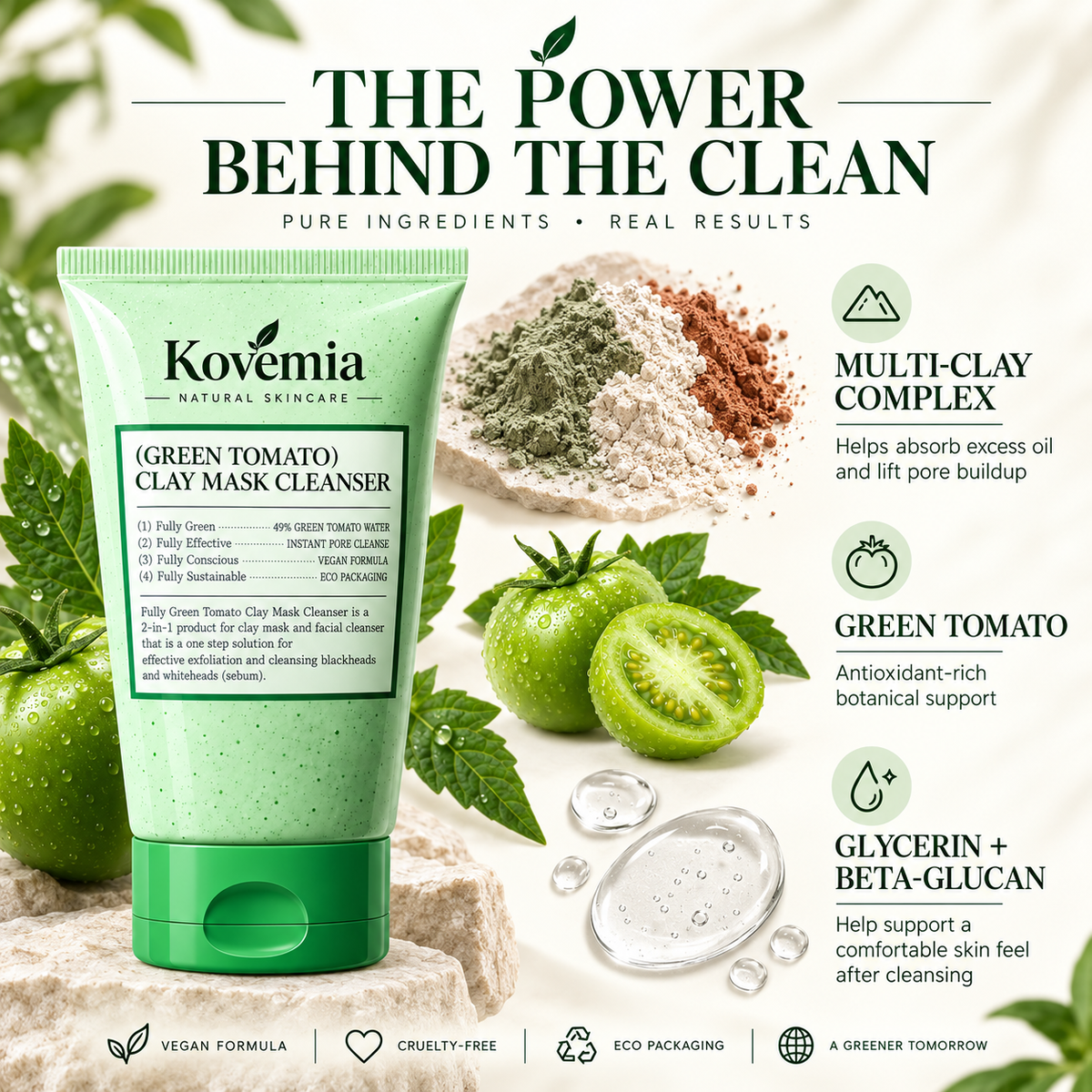 Green Tomato Pore Clay Cleanser