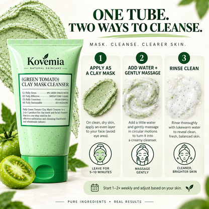 Green Tomato Pore Clay Cleanser